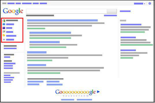Filtri per i risultati di ricerca Google